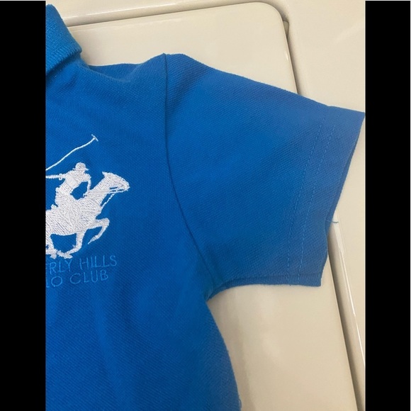 Beverly Hills Polo Club Blue 2T Short Sleeve Shirt - Picture 6 of 7